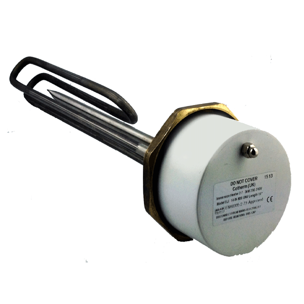 Unvented immersion heater element