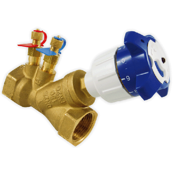 Commissioning Valve for heating and cooling systems.